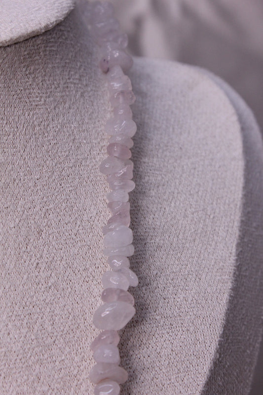 Collier Quartz Rose