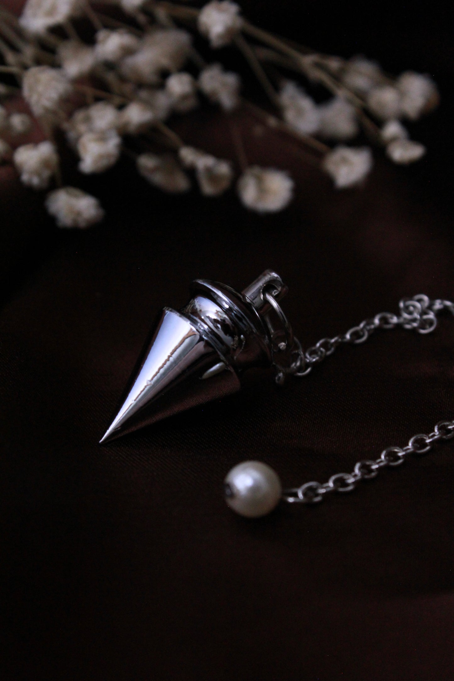 Pendule en laiton chromé