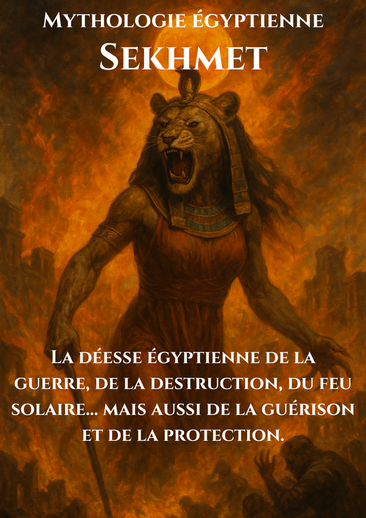 Sekhmet - Déesse égyptienne de la guerre, de la destruction, du feu solaire.. Mais aussi de la guérison et de la protection